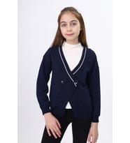 Toontoy Kız Çocuk Okul Hırka (Lacivert)