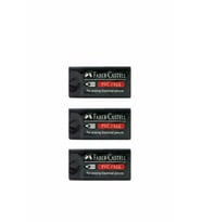 Faber Castell Siyah Küçük Silgi 7089-30 3 Adet