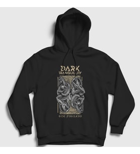 Presmono Unisex Siyah Pitiless Dark Tranquillity Kapüşonlu Sweatshirt 137560tt