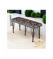 Kilim desen Rug Pattern Line Style Puf & Bench