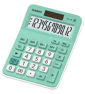 Casio Hesap Makinesi Masa Üstü 12 Haneli Açık Yeşil Hesap Makinası