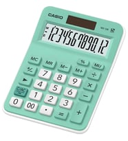 Casio Hesap Makinesi Masa Üstü 12 Haneli Açık Yeşil Hesap Makinası