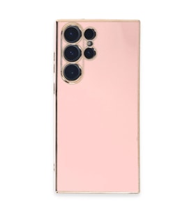 Samsung Galaxy S23 Ultra Kılıf Volet Silikon - Pembe