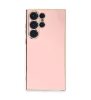 Samsung Galaxy S23 Ultra Kılıf Volet Silikon - Pembe
