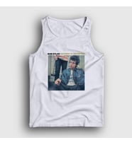 Presmono Unisex Beyaz Highway 61 Revisited Bob Dylan Atlet 301481tt