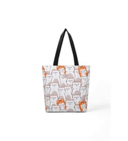 Smart Bags Print Yellow Cat Kadın Omuz Çantası SMB PR-3226