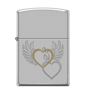 Zippo Heart Wing Design Çakmak - 205-062414