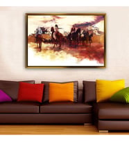 Altın Çerçeveli dekoratif tablo a1303 (Gold)