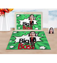 BK Gift Kişiye Özel Kadın Big Boss Karikatürlü 1000 Parça Profesyonel Puzzle-2
