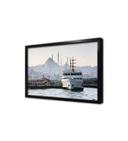 Sultanahmed ve Vapur Çerçeveli Mdf Tablo