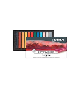 Lyra Soft 12’li Toz Pastel Boya, Ana Renkler (Çok Renkli)