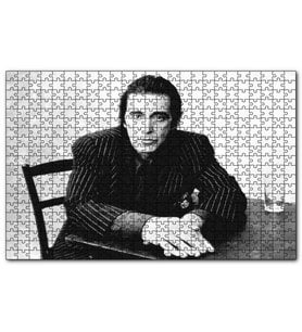 Cakapuzzle Al Pacino Baba Filminden Çizgili Ceket Puzzle Yapboz MDF (Ahşap) (120 Parça)