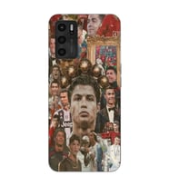Oppo A16 / A55 Uyumlu Cristiano Ronaldo Tasarımlı Şeffaf Telefon Kılıfı