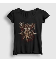 Presmono Kadın Siyah Goat V2 Slipknot T-Shirt 292238tt
