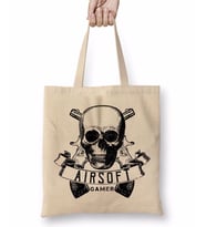 Airsoft Gamer White Bez Çanta Uzun Saplı