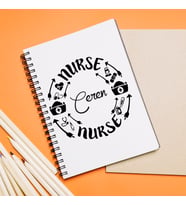 Hemşire Nurse Life Tasarımlı Defter Kişiye Özel