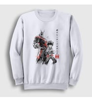 Presmono Unisex Beyaz Team Anime Boku No Hero Academia Sweatshirt 234801tt