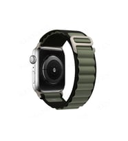 Mey İthalat® Watch 42Mm Mountain Kordon - Siyah-Yeşil