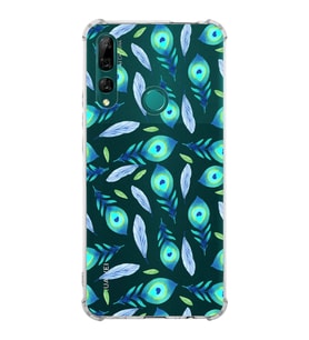 PrintiFy Huawei Y9 Prime 2019 Uyumlu Nazar Boncuğu 3 Baskılı Şeffaf Köşe Korumalı Antişok Kılıf