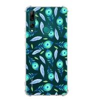PrintiFy Huawei Y9 Prime 2019 Uyumlu Nazar Boncuğu 3 Baskılı Şeffaf Köşe Korumalı Antişok Kılıf