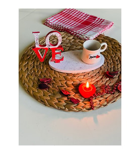Sevgililer Günü Özel Love Aşk Kırmızı Kahve Fincanı Ve Sunumluk Set