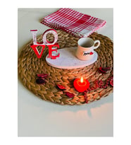 Sevgililer Günü Özel Love Aşk Kırmızı Kahve Fincanı Ve Sunumluk Set