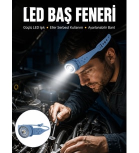 Suya Dayanıklı LED Kafa Lambası Outdoor Kullanım Yeni Nesil
