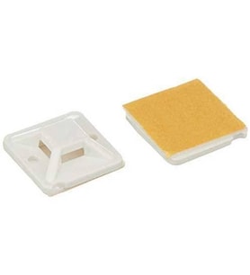 GWEST HW-3A 19×19 Mm Beyaz Yapışkanlı Kroşe -100 Adet