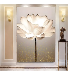 Lotus Çiçeği Kanvas Tablo