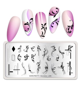 Born Pretty metal stampa tabakası Decoration L-005 (53402) 