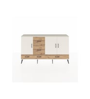 Arges Konsol 4 Raflı 5 Çekmeceli 3 Kapaklı 176x30x99 Aytaşı-Aytaşı/Çam