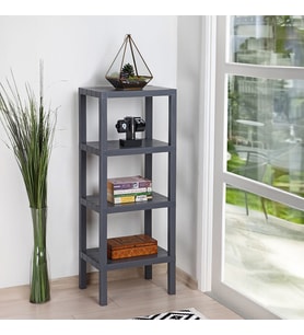 Mithra Life 4 Katlı Plastik Gri Banyo Mutfak Rafı MIT1051