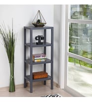 Mithra Life 4 Katlı Plastik Gri Banyo Mutfak Rafı MIT1051