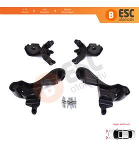Citroen C4 MK2 B7 NC 2009-2018 DS4 MK1 NX 2010-2015 6212H1 İçin Sağ Sol Ön Far Ayak Tamir Seti