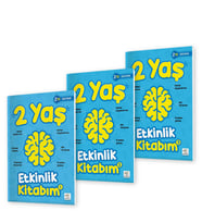 2 Yaş Etkinlik Kitabım Seti (Çok Renkli)