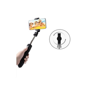 Bluetooth Selfie Çubuğu 60cm Tripod Uzaktan Kumandalı, 3 Ayaklı