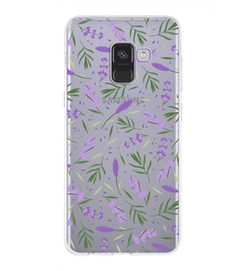 PrintiFy Samsung Galaxy A8 2018 ile Uyumlu 1mm Slim Fit Water Color 3 Baskılı Şeffaf  Kılıf