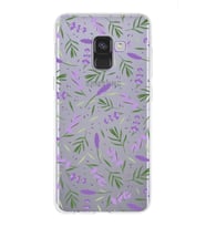PrintiFy Samsung Galaxy A8 2018 ile Uyumlu 1mm Slim Fit Water Color 3 Baskılı Şeffaf  Kılıf