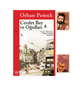 Cevdet Bey ve Oğulları - Orhan Pamuk - Yapı Kredi Yayınları - Not Defter Seti (Renksiz)