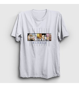 Presmono Unisex Beyaz Espada Anime Bleach T-Shirt 127310tt