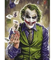 Joker Sayılarla Boyama Seti 40x50 cm (Tuvale Gerili)