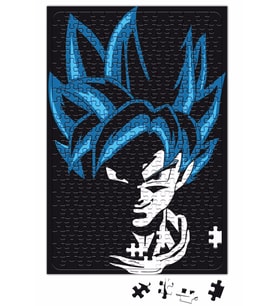 Goku Blue Puzzle 240 Parça Yapboz
