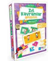 Blue Focus Zıt Kavramlar Opposites - Eğitici Oyunlar 60 Parça
