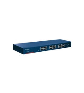 Tenda TEG1024D, 24 Port, GigaBit, Metal Kasa, Yönetilemez, Rack Mount Switch