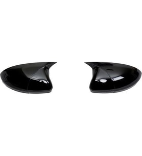 Ford Fiesta 2008-2017 Ayna Kapağı Batman Piano Black (Siyah - Beyaz)