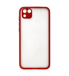 Huawei Y5p Kılıf Montreal Silikon Kapak - Kırmızı