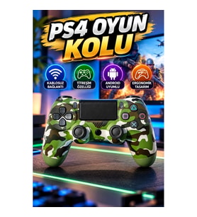 Kablosuz Titreşimli Oyun Kolu – Android Uyumlu Ergonomik Joystick