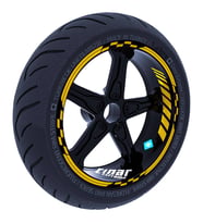 Yaldızlı Gold Moto GP İç Dış Jant Şeridi Takım Sticker Çınar Extreme