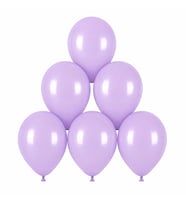 Lila Renk Lateks makaron Balon (30 cm) - 6 Adet