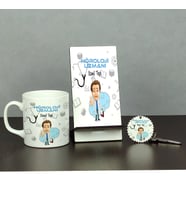 Nöroloji Uzmanı Üçlü Set (Kupa + Telefon Standı + Anahtarlık)
